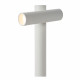 Lampione da giaridno a led ricaricabile in alluminio dal design moderno