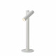 Lampione da giaridno a led ricaricabile in alluminio dal design moderno