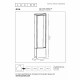 Lampione da giardino con struttura moderna in alluminio e diffusore a led