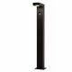 Lampione da giardino in alluminio alto a led dalle linee moderne con sensore