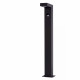 Lampione da giardino in alluminio alto a led dalle linee moderne con sensore
