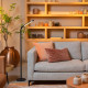 Lampada da lettura da terra ricaricabile con LED dimmerabile dal design moderno