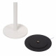 Lampada da lettura da terra ricaricabile in metallo 2 diffusori LED dimmerabili