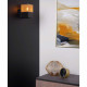 Lampada da parete con struttura e diffusore in metallo dal design moderno