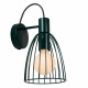 Lampada da parete con struttura e paralume in metallo dal design moderno