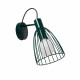 Lampada da parete con struttura e paralume in metallo dal design moderno