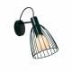 Lampada da parete con struttura e paralume in metallo dal design moderno
