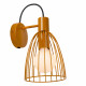 Lampada da parete con struttura e paralume in metallo dal design moderno