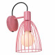 Lampada da parete con struttura e paralume in metallo dal design moderno
