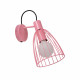 Lampada da parete con struttura e paralume in metallo dal design moderno
