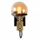 Lampada da parete con struttura in acciaio dalle linee moderne e semplici