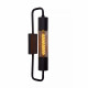 Lampada da parete con struttura in acciaio verniciato dal design moderno