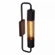 Lampada da parete con struttura in acciaio verniciato dal design moderno
