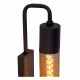 Lampada da parete con struttura in acciaio verniciato dal design moderno