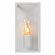 Lampada da parete con struttura in alluminio dalle linee moderne