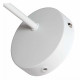 Lampada da parete con struttura in metallo dal design minimalista