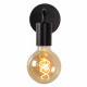 Lampada da parete con struttura in metallo dal design minimalista
