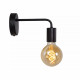 Lampada da parete con struttura in metallo dal design minimalista