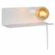 Lampada da parete da camera da letto struttura in metallo dal design moderno