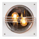 Lampada da parete da esterno con doppio lampadina con diffusore in PVC