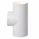 Lampada da parete in alluminio dal design moderno paralume tubolare
