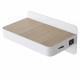 Lampada da parete per camera da letto con diffusore a led e base usb