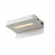 Lampada da parete per camera da letto con diffusore a led e base usb