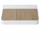 Lampada da parete per camera da letto con diffusore a led e base usb
