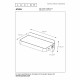 Lampada da parete per camera da letto con diffusore a led e base usb