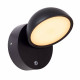 Lampada da parete per esterno con diffusore orientabile a LED design moderno