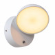 Lampada da parete per esterno con diffusore orientabile a LED design moderno