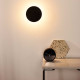 Lampada da parete piccola struttura in alluminio e diffusore a led dimmerabile