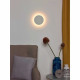 Lampada da parete piccola struttura in alluminio e diffusore a led dimmerabile