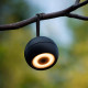 Lampada da parete ricaricabile da esterno con diffusore a LED dal design moderno