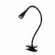 Lampada da scrivania a LED dimmerabile con diffusore orientabile in PVC