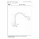 Lampada da scrivania a LED dimmerabile con diffusore orientabile in PVC