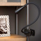 Lampada da scrivania a LED dimmerabile con diffusore orientabile in PVC