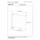 Lampada da scrivania a led dimmerabile con struttura in metallo orientabile