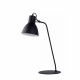 Lampada da scrivania con paralume orientabile e base in metallo in stile moderno
