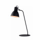 Lampada da scrivania con paralume orientabile e base in metallo in stile moderno
