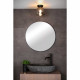 Lampada da soffitto con struttura a campana in metallo e diffusore in vetro