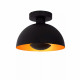 Lampada da soffitto con struttura a fungo in acciaio dal design moderno