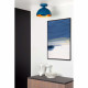 Lampada da soffitto con struttura a fungo in acciaio dal design moderno