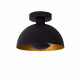 Lampada da soffitto con struttura a fungo in acciaio dal design moderno