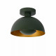 Lampada da soffitto con struttura a fungo in acciaio dal design moderno