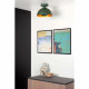 Lampada da soffitto con struttura a fungo in acciaio dal design moderno