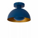 Lampada da soffitto con struttura a fungo in acciaio dal design moderno