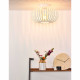 Lampada da soffitto con struttura e diffusore in metallo dal design moderno
