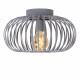 Lampada da soffitto con struttura e diffusore in metallo dal design moderno