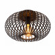 Lampada da soffitto con struttura e diffusore in metallo dal design moderno